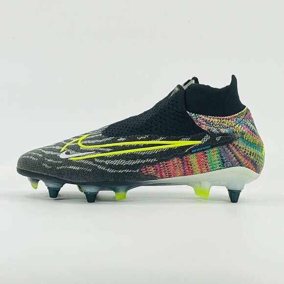 Nike Phantom GX Elite DF Fusion SGPro \'Black Volt\' FD2450-071 Soccer size 6.5